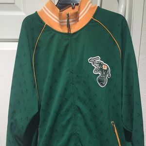 XL OAKLAND A's ATHLETICS MITCHELL NESS JACKET MLB